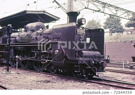 1967 C57 steam locomotive at Ueno Station from Ueno to Narita, Tokyo 72844359