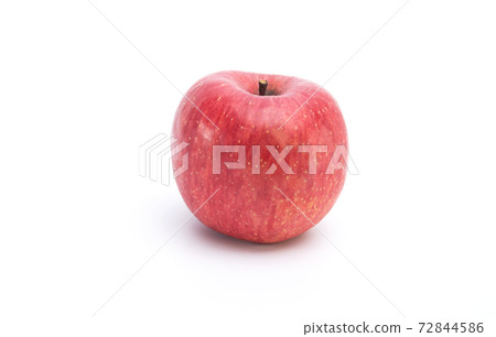 Whole ripe fuji apple isolated on white background Whole ripe fuji apple isolated on white background 72844586