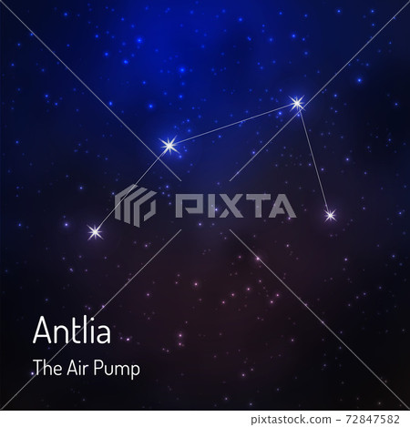 Constellation in the night starry sky 72847582