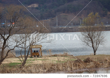 Dating together with a calm lake Dating together with a calm lake 72847696