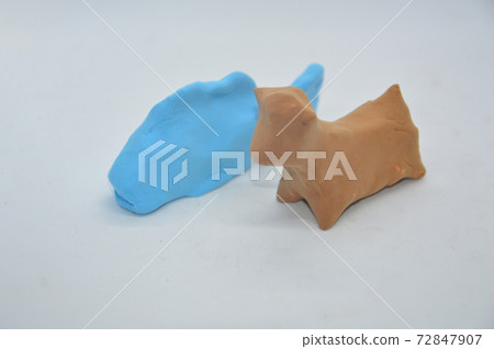 Children's toys molded from plasticine Children's toys molded from plasticine 72847907