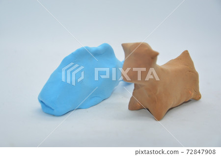 Children's toys molded from plasticine Children's toys molded from plasticine 72847908