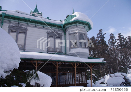 Seibi-en in the middle of winter with snow ④ Seibi-en in the middle of winter with snow ④ 72850666