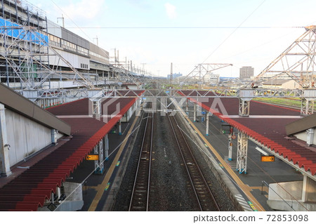 Scenery of Koriyama Station in Fukushima Prefecture 72853098
