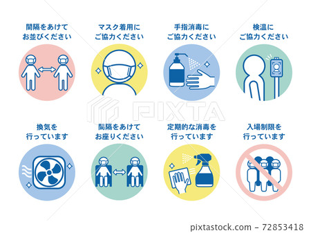 New coronavirus infection countermeasure poster set New coronavirus infection countermeasure poster set 72853418