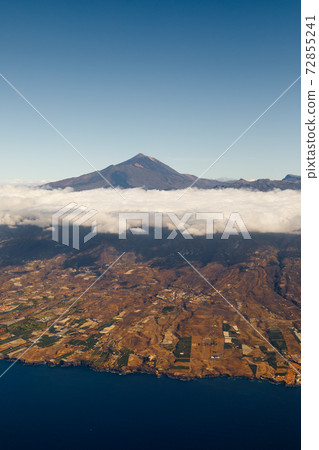 Mount Teide volcano, Tenerife island, aerial view 72855241