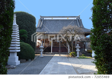 Sa玉縣深谷市武藏七黨稻大田黨瞳的博大寺市上地本堂 72855469