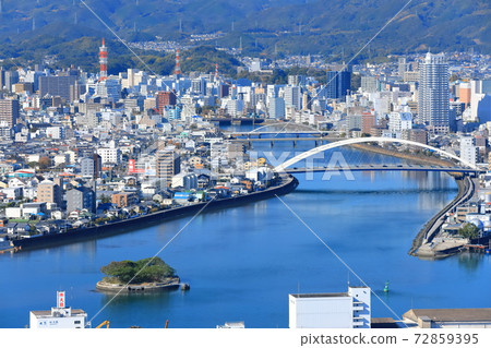 [高知縣]從高台山公園（高知市）眺望 72859395