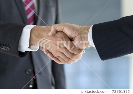 Handshake business scene image 72861555