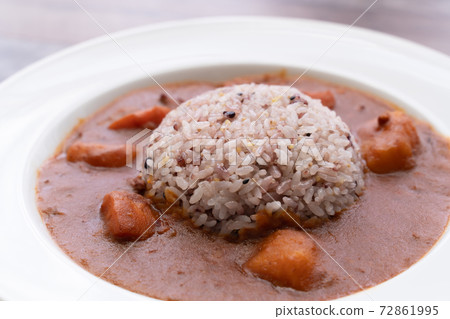 Curry rice (millet rice) Curry rice (millet rice) 72861995