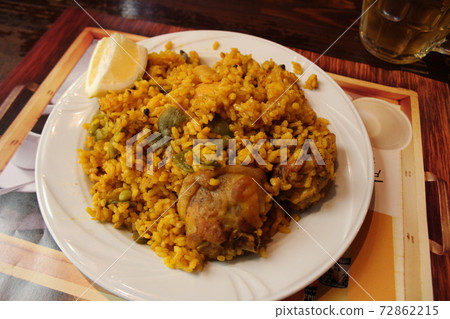 Paella I ate at a cafeteria in the city of Valencia, Spain Paella I ate at a cafeteria in the city of Valencia, Spain 72862215