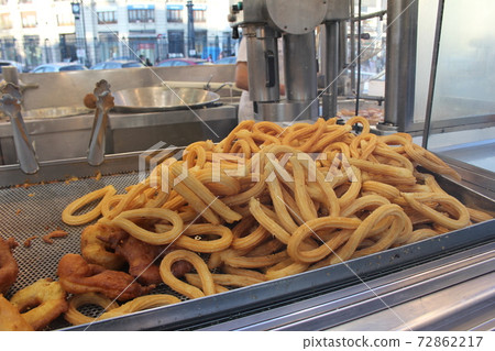 Churros stalls in Valencia, Spain Churros stalls in Valencia, Spain 72862217
