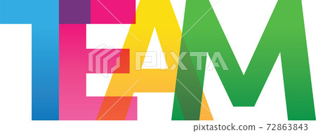 Colored rainbow text 72863843