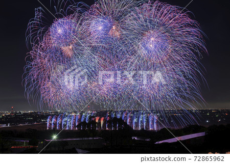 [岐阜縣有呂町]希望光（煙火） 72865962