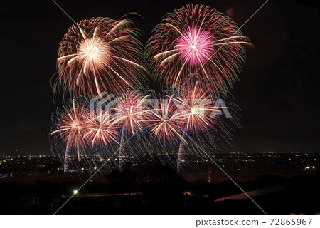 [岐阜縣有呂町]希望光（煙火） 72865967