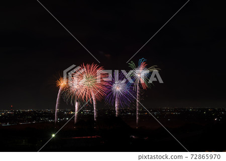 [岐阜縣有呂町]希望光（煙火） 72865970