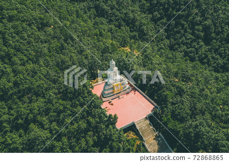 Big White Buddha, Wat Phra That Mae Yen in Pai, Mae Hong Son, Chiang Mai, thailand 72868865