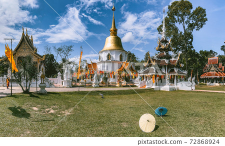 Wat Pa Dara Phirom Phra Aram Luang in Mae Rim, Chiang Mai province, Thailand Wat Pa Dara Phirom Phra Aram Luang in Mae Rim, Chiang Mai province, Thailand 72868924