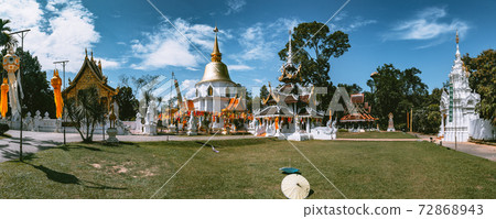 Wat Pa Dara Phirom Phra Aram Luang in Mae Rim, Chiang Mai province, Thailand Wat Pa Dara Phirom Phra Aram Luang in Mae Rim, Chiang Mai province, Thailand 72868943