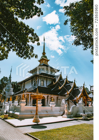 Wat Pa Dara Phirom Phra Aram Luang in Mae Rim, Chiang Mai province, Thailand Wat Pa Dara Phirom Phra Aram Luang in Mae Rim, Chiang Mai province, Thailand 72868960