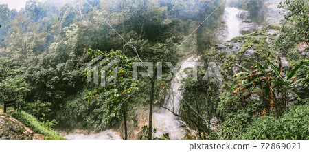 Mae Pan Waterfall in Doi Inthanon, Chiang Mai Province, Thailand 72869021