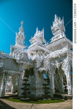 Wat Rong Khun, the White Temple in Chiang Rai, Chiang Mai province, Thailand 72869354