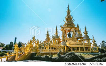 Wat Rong Khun, the White Temple in Chiang Rai, Chiang Mai province, Thailand Wat Rong Khun, the White Temple in Chiang Rai, Chiang Mai province, Thailand 72869487