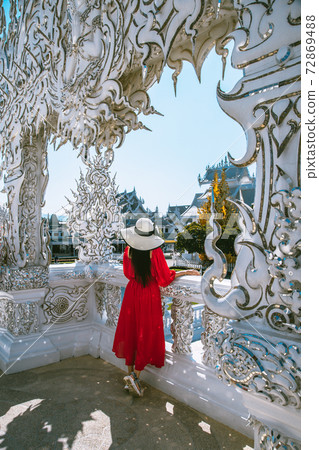 Wat Rong Khun, the White Temple in Chiang Rai, Chiang Mai province, Thailand Wat Rong Khun, the White Temple in Chiang Rai, Chiang Mai province, Thailand 72869488
