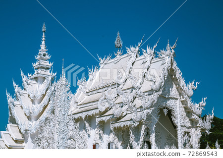 Wat Rong Khun, the White Temple in Chiang Rai, Chiang Mai province, Thailand Wat Rong Khun, the White Temple in Chiang Rai, Chiang Mai province, Thailand 72869543