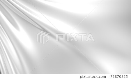 3D illustration of silver drape background 72870825