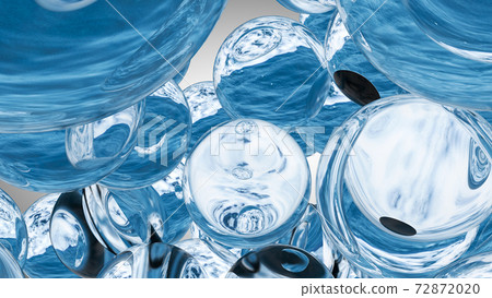 Background of beautiful water drops. 3D rendering - Stock Illustration ...