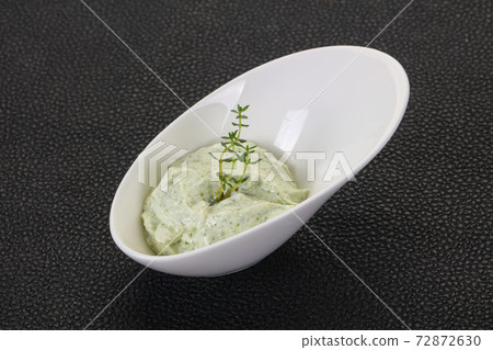 Cottage cream snack with herbs Cottage cream snack with herbs 72872630