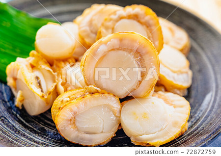 Boiled scallops Boiled scallops 72872759