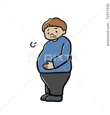 一個胖男人的插圖 72873309