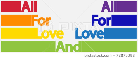 LGBT concept, motivating phrase in the colors of the rainbow. Decoding abbreviations LGBT. LGBT concept, motivating phrase in the colors of the rainbow. Decoding abbreviations LGBT. 72873398