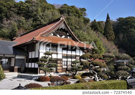 Genjuji Temple, a temple of the Soto sect in Misaki Town, Okayama Prefecture: Kuri Genjuji Temple, a temple of the Soto sect in Misaki Town, Okayama Prefecture: Kuri 72874540