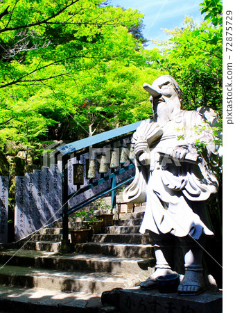 [Hiroshima] Early summer Miyajima Misen Daishoin Karasu Tengu and Nun 72875729