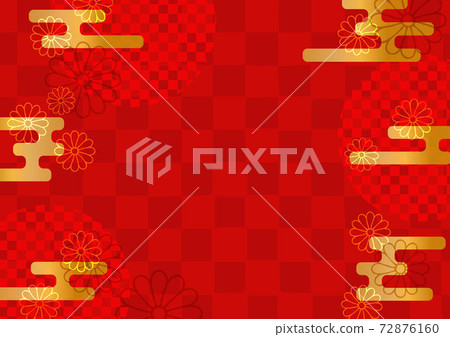 日本圖案紅色背景圖 日本圖案紅色背景圖 72876160
