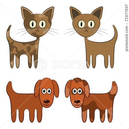 Cartoon Cat and Dog Cartoon Cat and Dog 72877697