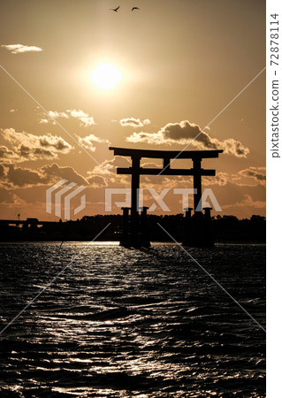 晚上在Hamana Lake Bentenjima 晚上在Hamana Lake Bentenjima 72878114