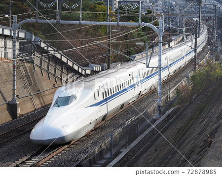 大津市石山附近的新幹線N700A 大津市石山附近的新幹線N700A 72878985