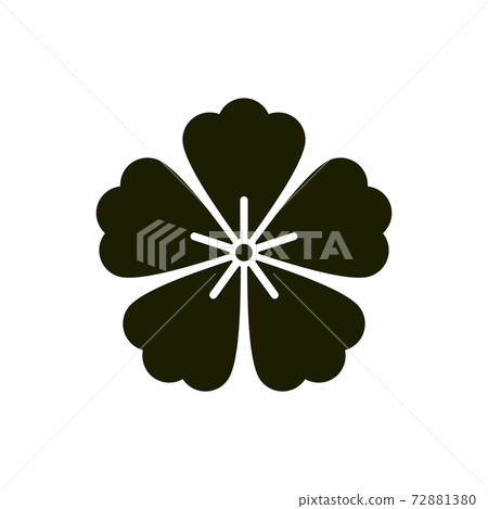 Sakura symbol or Japanese style flower design Sign - Stock Illustration ...