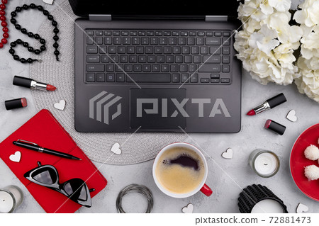 Womens workplace feminine home office table 72881473