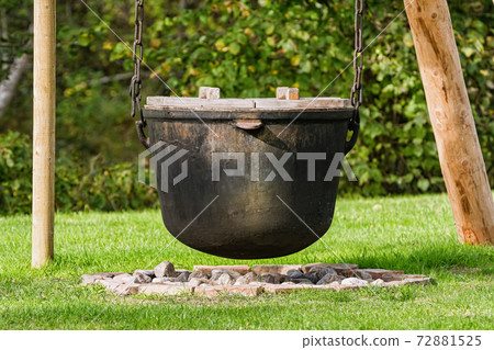 Cast Iron Cooking Caldron Cast Iron Cooking Caldron 72881525