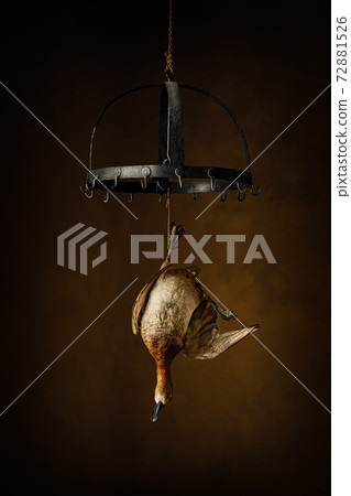Duck hanging in the kitchen Duck hanging in the kitchen 72881526