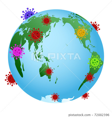 New coronavirus mutant outbreak image epidemic expansion new strain mutant new species evolution New coronavirus mutant outbreak image epidemic expansion new strain mutant new species evolution 72882396