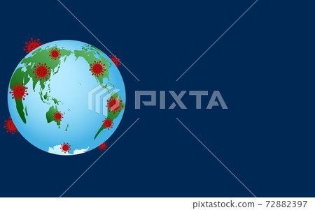 New coronavirus mutant outbreak image epidemic expansion new strain mutant new species evolution New coronavirus mutant outbreak image epidemic expansion new strain mutant new species evolution 72882397