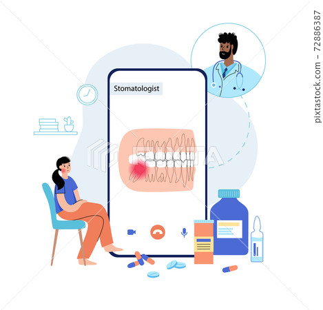 Dental clinic concept Dental clinic concept 72886387