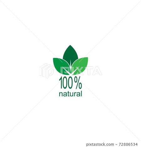 100 % icon, natural, vegan, organic, anniversary,label design illustration 100 % icon, natural, vegan, organic, anniversary,label design illustration 72886534