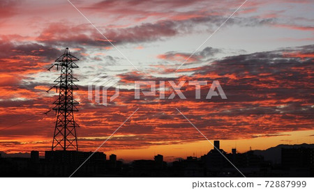 A sunset A sunset 72887999